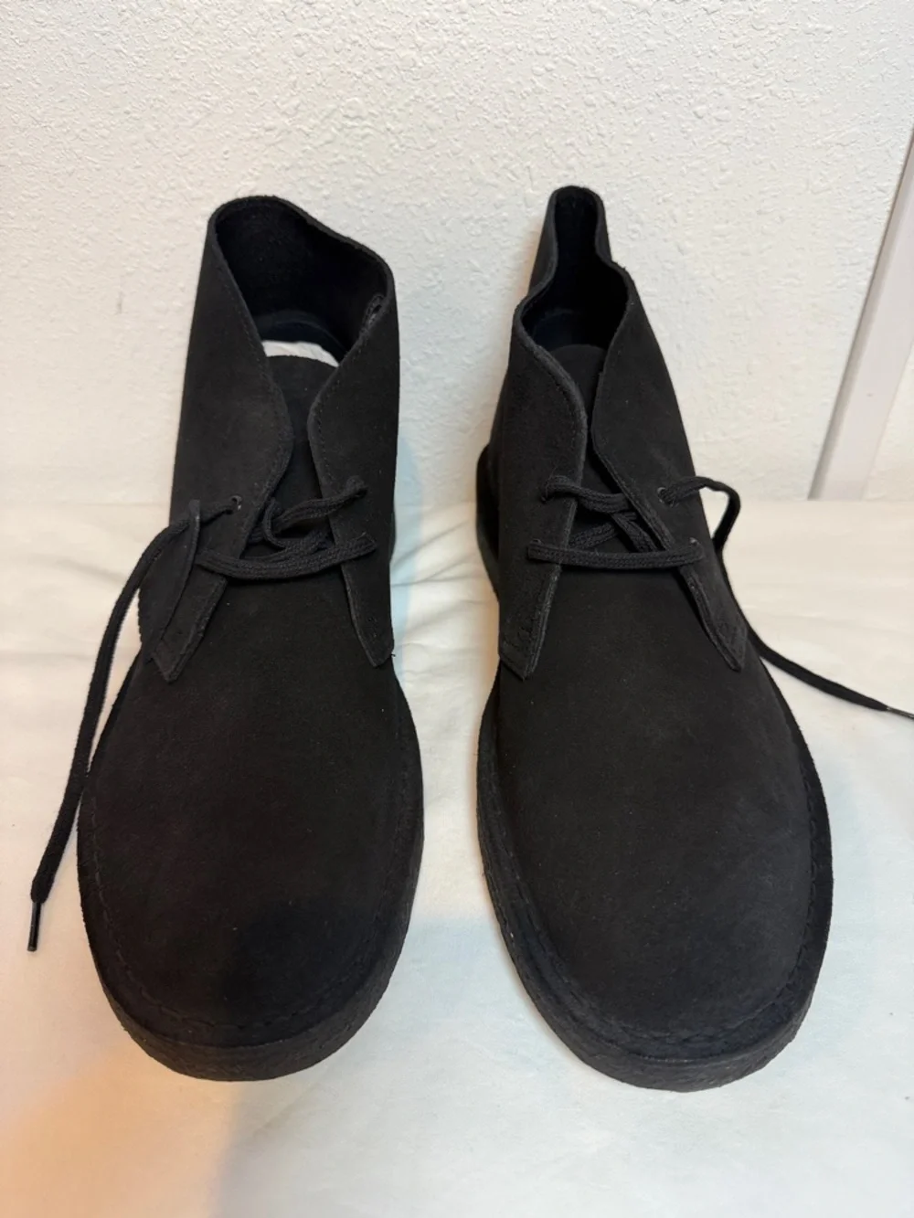 New Clarks Original Desert Boots Black Suede- Size 11 Men’s